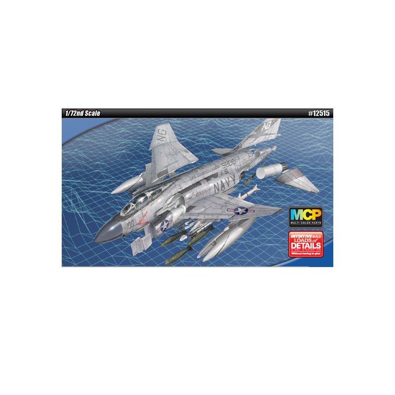 Maquette d'avion en plastique F-4J Phantom SOW TIME MCP 1/72