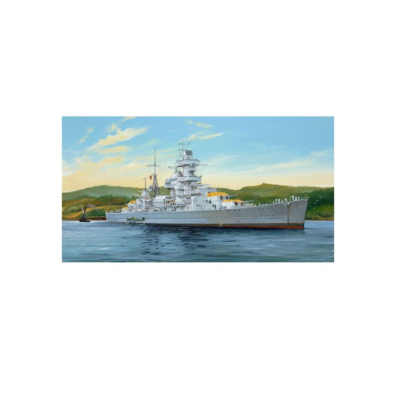 Maquette de Bateau en plastique ADMIRAL HIPPER 1941