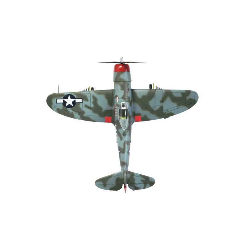 Maquette d'avion en plastique P-47D & F-86E As Gabreski 1/72