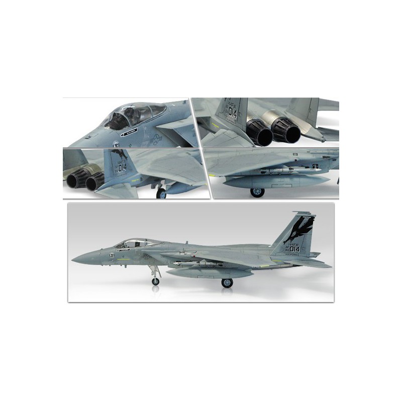 Maquette d'avion en plastique F-15 MSIP II 144th FW 1/72