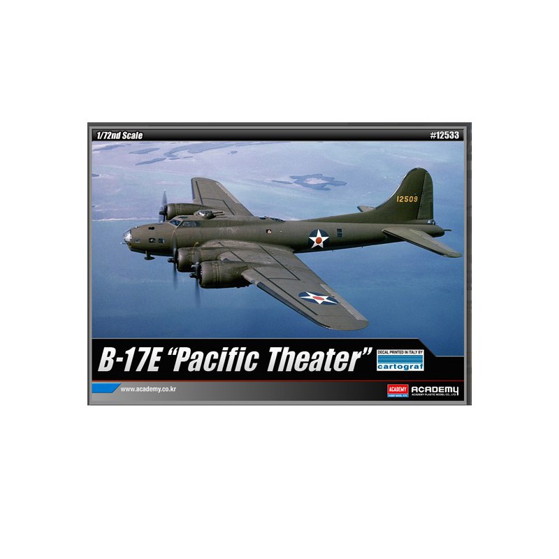 Maquette d'avion en plastique B-17E Pacific Theather 1/72