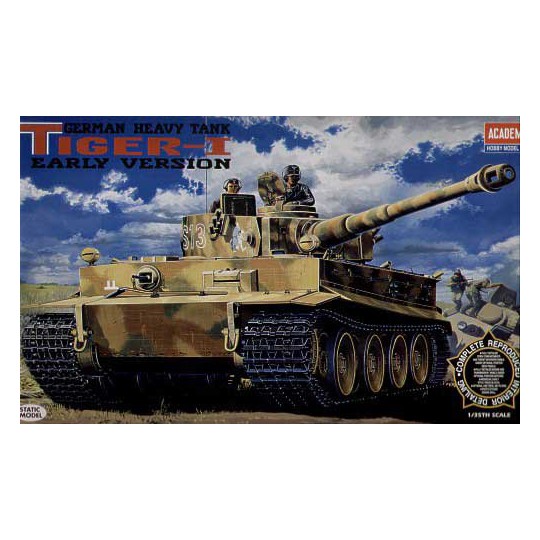 Maquette de Char en plastique German Tiger 1 Early 1/35