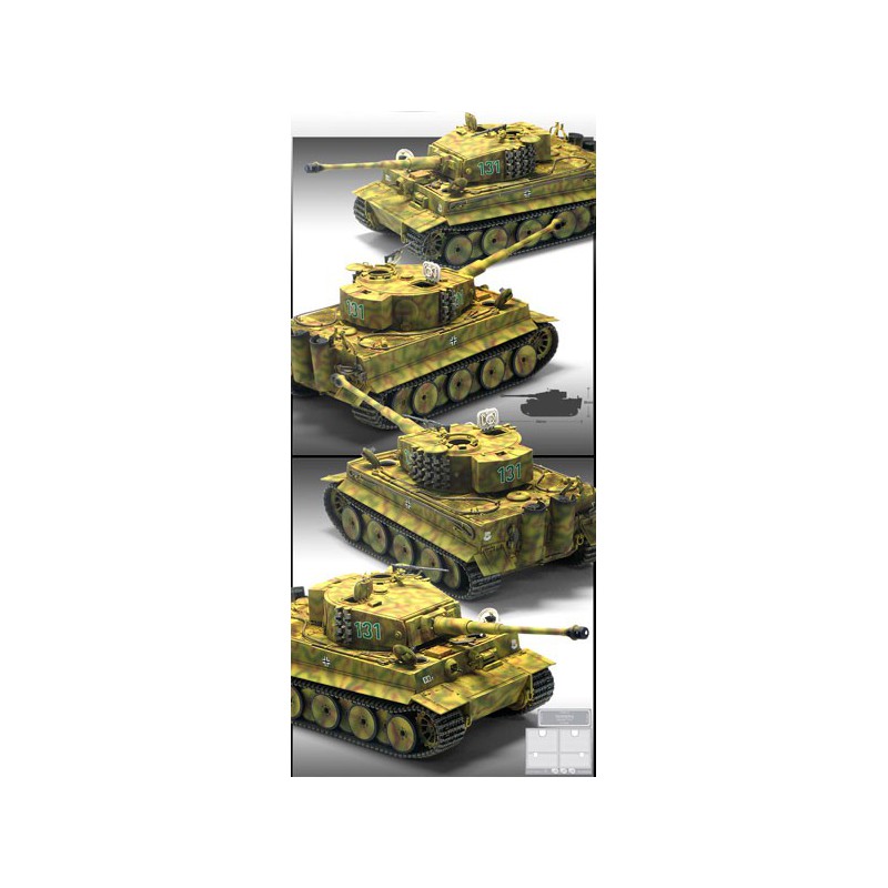 Maquette de Char en plastique Tiger - I Mid Version 1/35