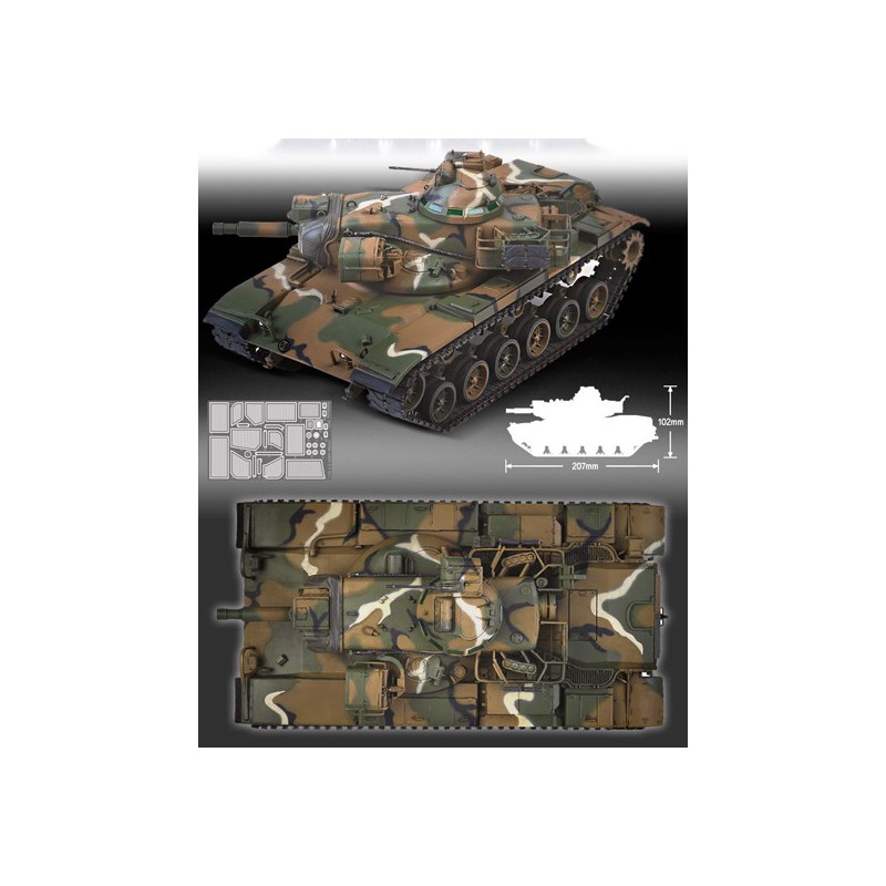 Maquette de Char en plastique M60A2 PATTON 1/35