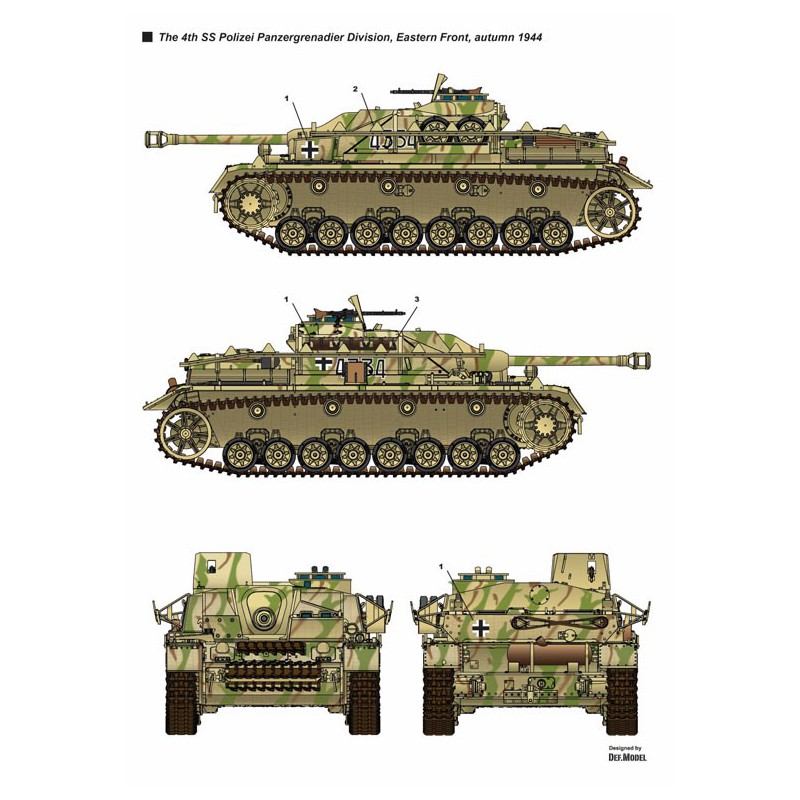 Maquette de Char en plastique German StuG IV Sd.Kfz.167