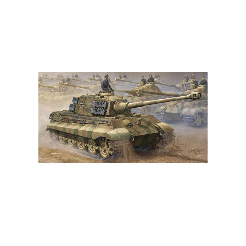 Maquette de Char en plastique GERMAN KINGTIGER 2 IN 1