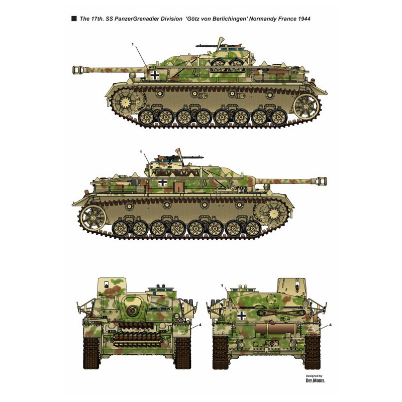 Maquette de Char en plastique German StuG IV Sd.Kfz.167