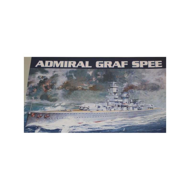Maquette de Bateau en plastique ADMIRAL GRAF SPEE 1/350