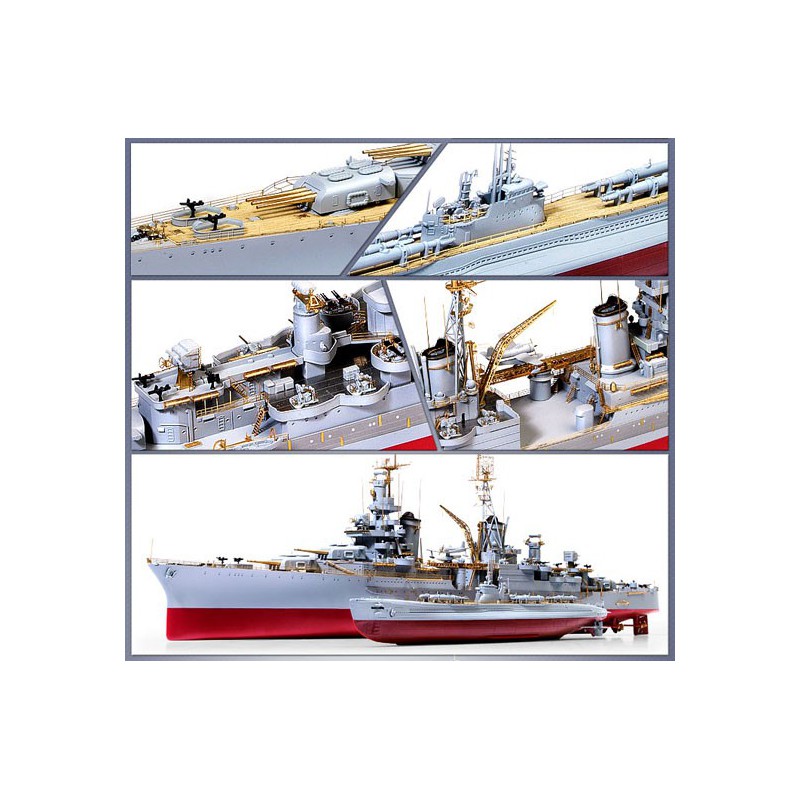 Maquette de Bateau en plastique CA-35 Indianapolis Premium Edittion 1/350