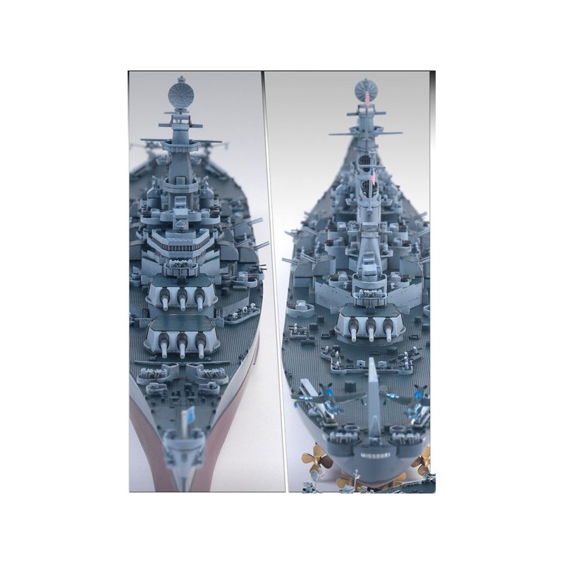 Maquette de Bateau en plastique USS Missouri BB-63 MCP 1/700