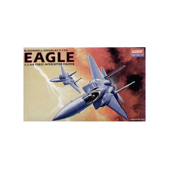 Maquette d'avion en plastique F-15 EAGLE 1/100