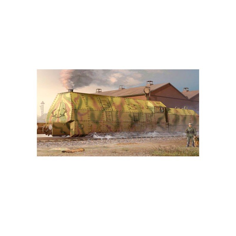 Maquette de Char en plastique LOCOMOTIVE PANZERLOK BR57