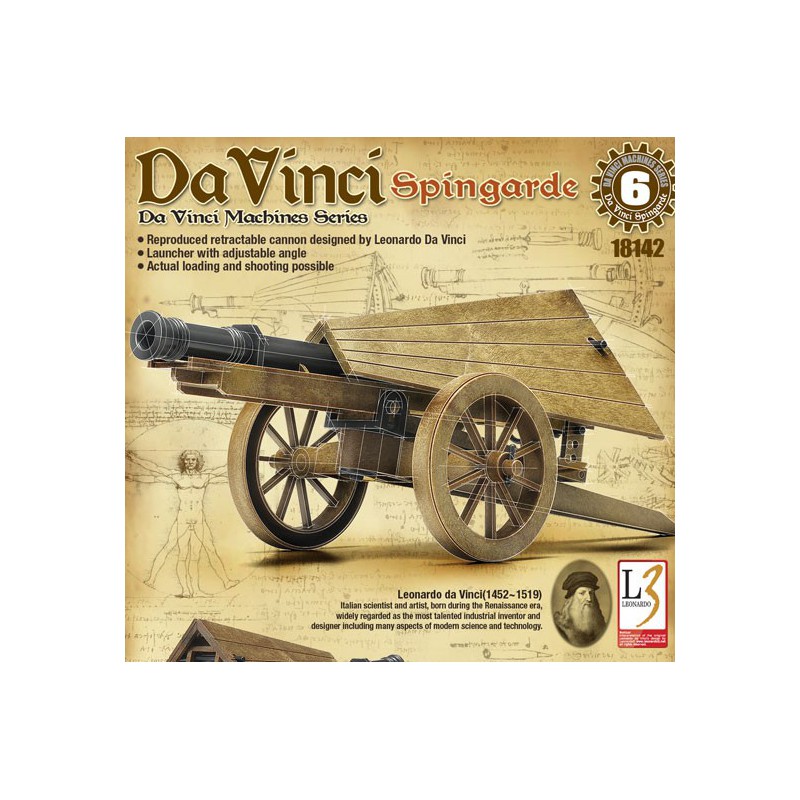 Maquette plastique éducative LEONARD DE VINCI SPIN GUARD