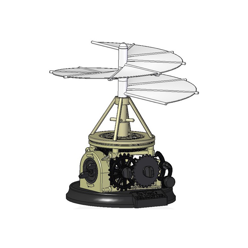 Maquette plastique éducative Da Vinci Helicopter