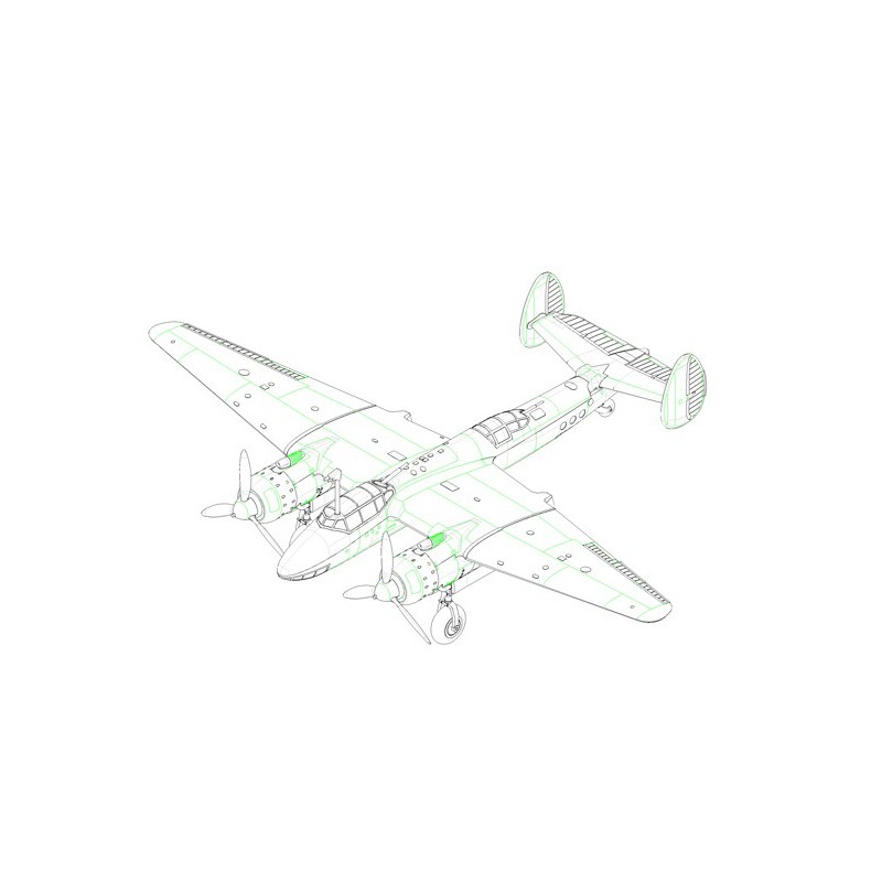 Maquette d'avion en plastique Soviet Tu-2 Bomber 1/72