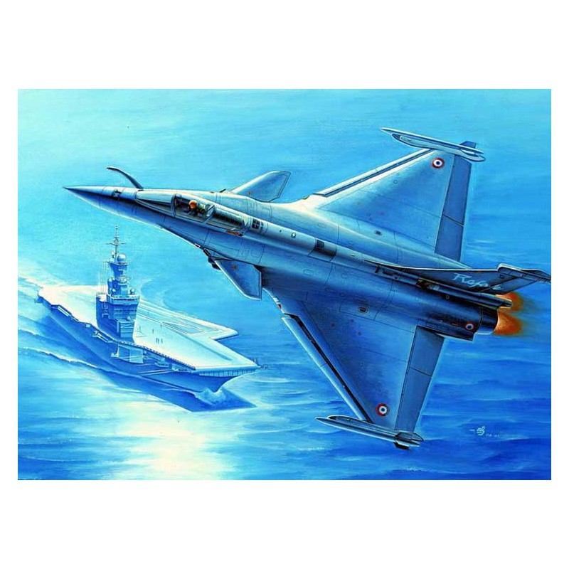 Maquette d'avion en plastique Rafale M French Fighter 1/48