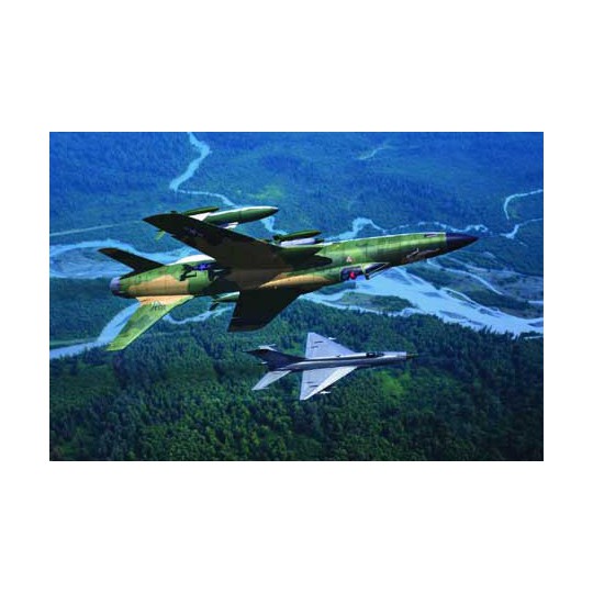 Maquette d'avion en plastique F-105D THUNDERCHIEF 1/48