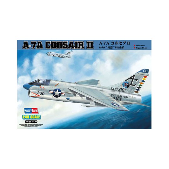 Maquette d'avion en plastique A-7A CORSAIR II 1/48