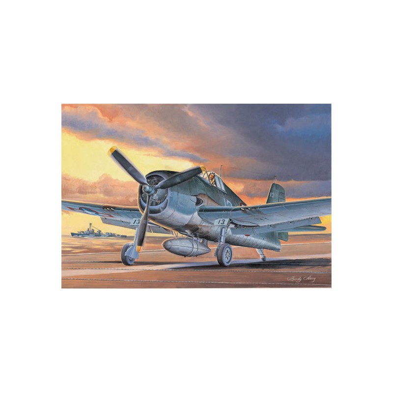 Maquette d'avion en plastique F6F-3 Hellcat Late Version1/48