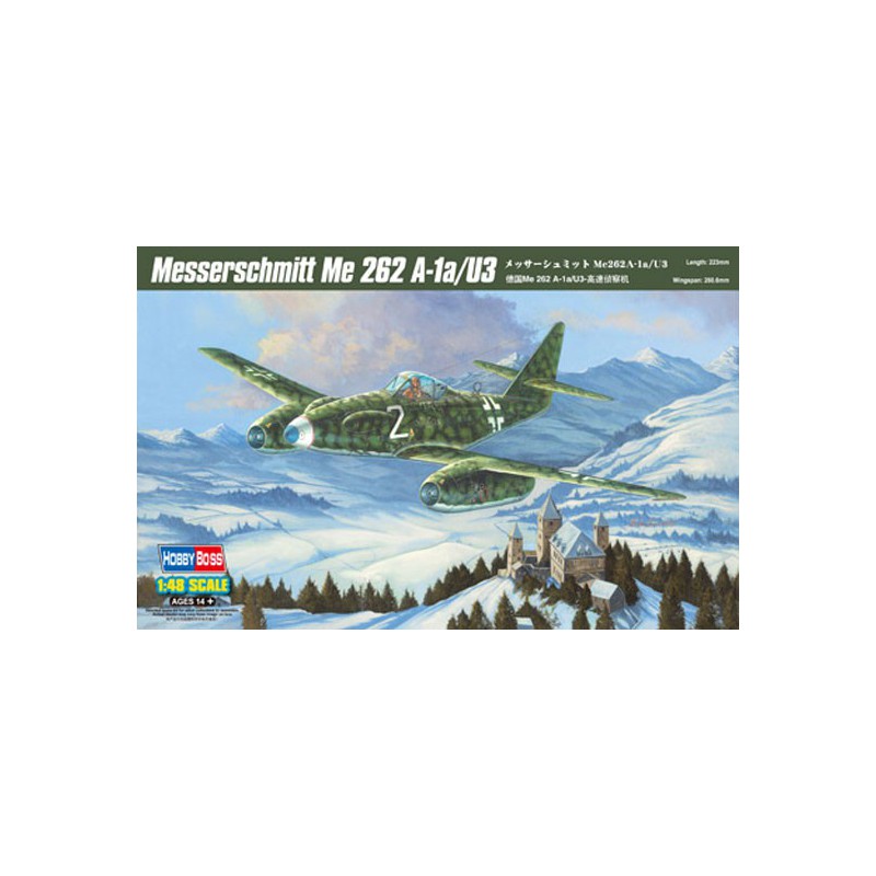 Maquette d'avion en plastique Me 262 A-1a/U31/48