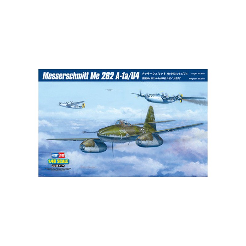 Maquette d'avion en plastique Me 262 A-1a/U41/48