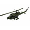 Maquette d'hélicoptère en plastique UH-1 Huey B 1/18