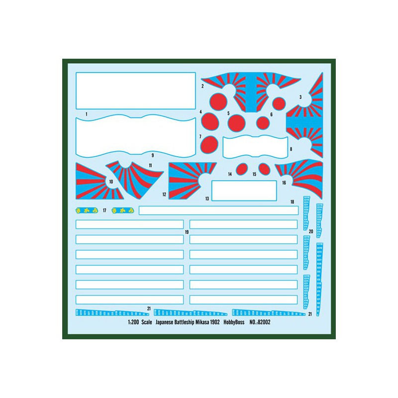 Maquette de Bateau en plastique IJN MIKASA 1/200