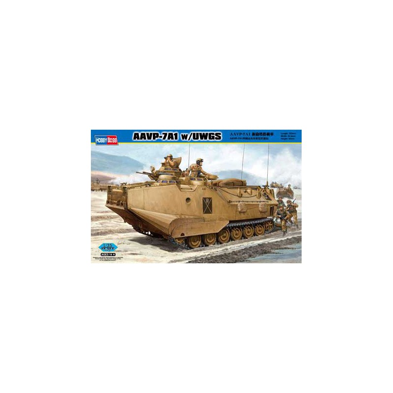 Maquette de Char en plastique AAVP-7A1 w/UWGS 1/35