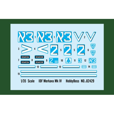 Maquette de Char en plastique Israeli Merkava Mk IV 1/35