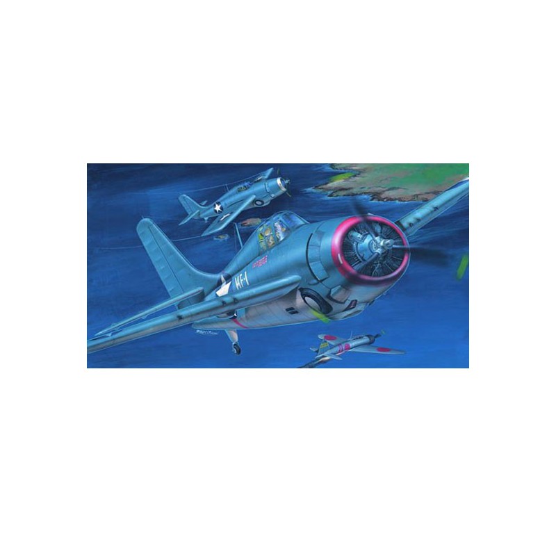 Maquette d'avion en plastique F4F-3 "WILDCAT"