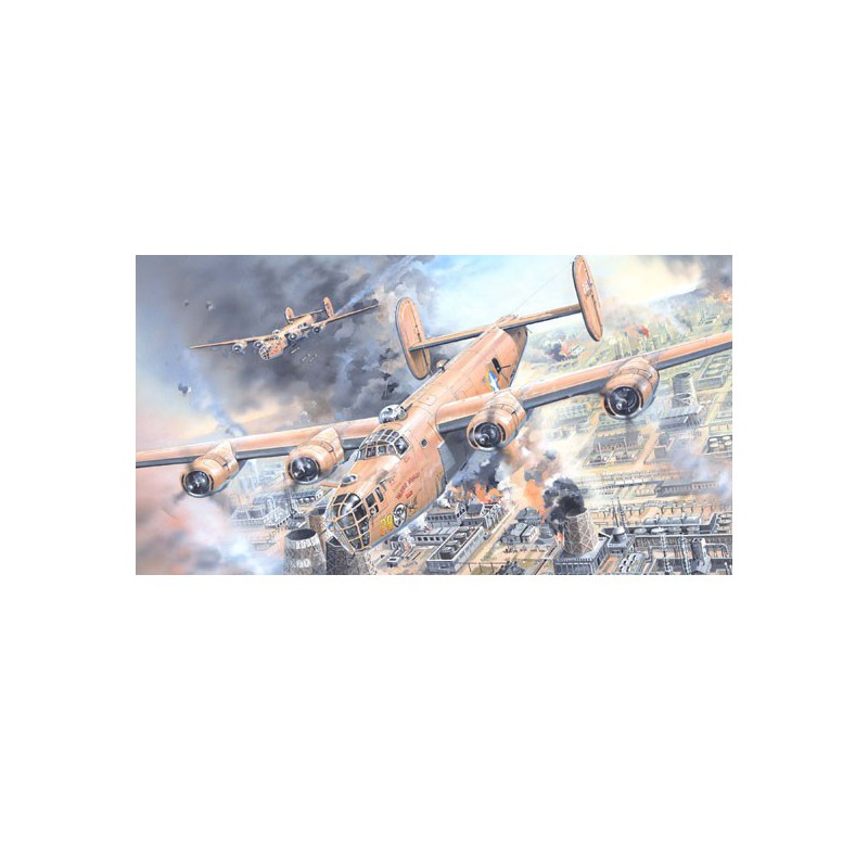 Maquette d'avion en plastique US B-24D Liberator 1/32