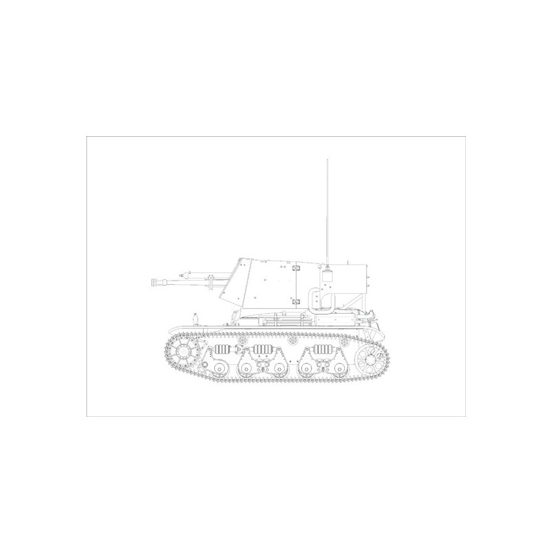 Maquette de Char en plastique 4,7cm Pak(t) Sft.Auf 1/35