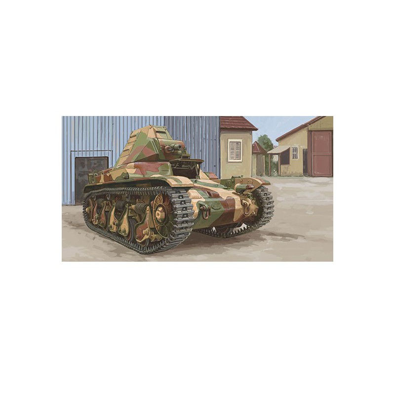 Maquette de Char en plastique French R35 with FCM Turret 1/35