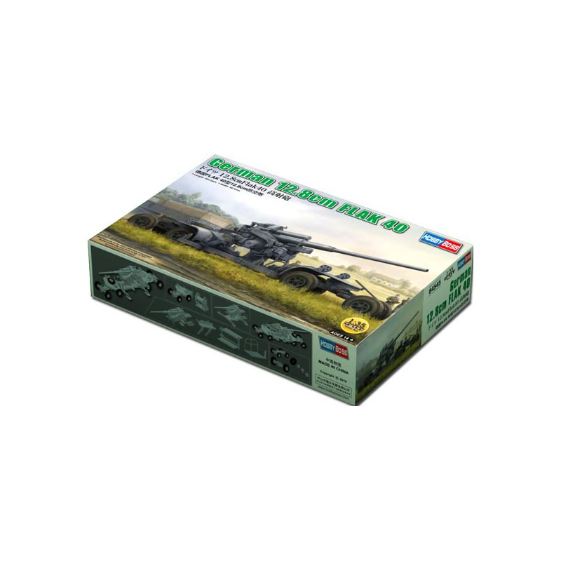 Maquette de Char en plastique German 12.8cm FLAK 40 1/35