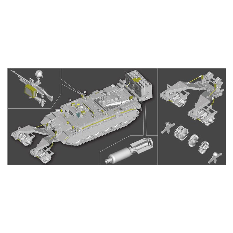Maquette de Char en plastique IDF PUMA CEV 1/35