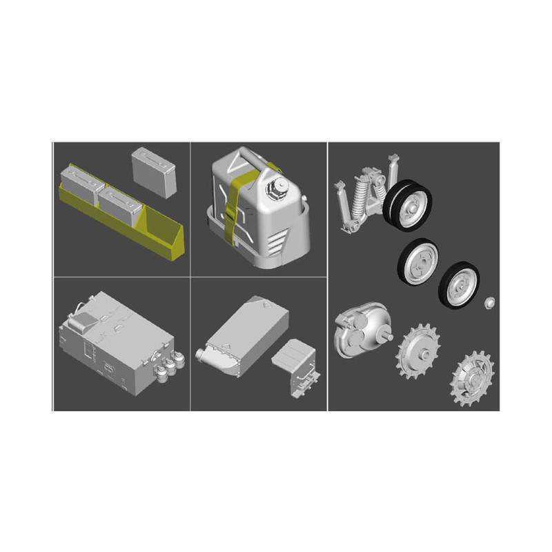 Maquette de Char en plastique IDF PUMA CEV 1/35