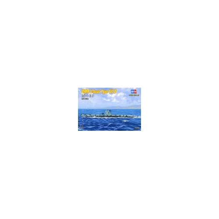 Maquette de Bateau en plastique WWII U-Boat type VIIB 1/700