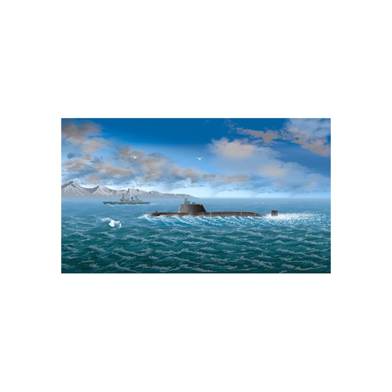 Maquette de Bateau en plastique HMS ASTUTE 1/700