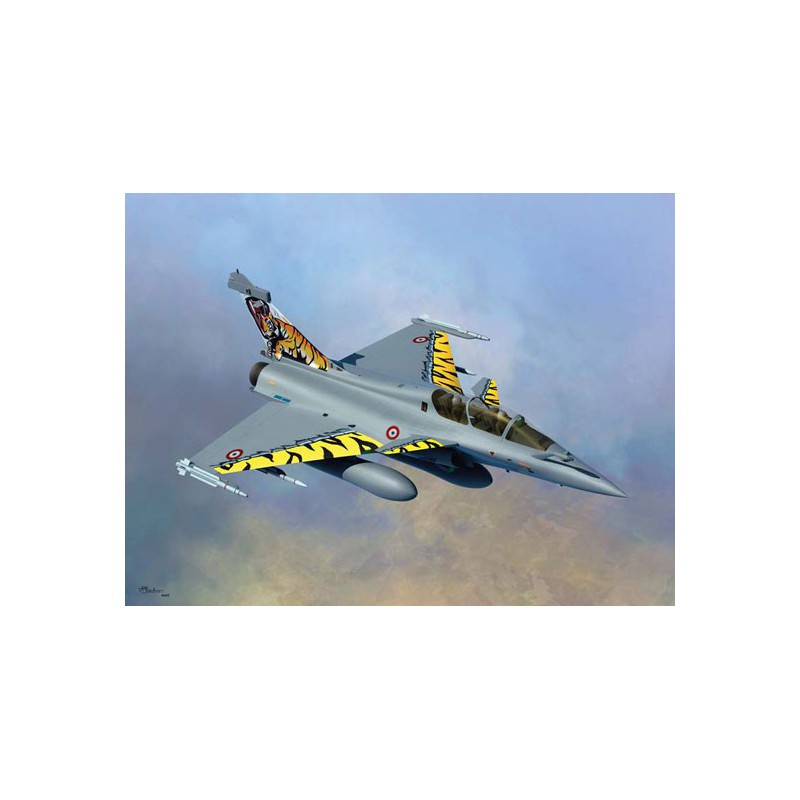 Maquette d'avion en plastique Rafale B 1/72