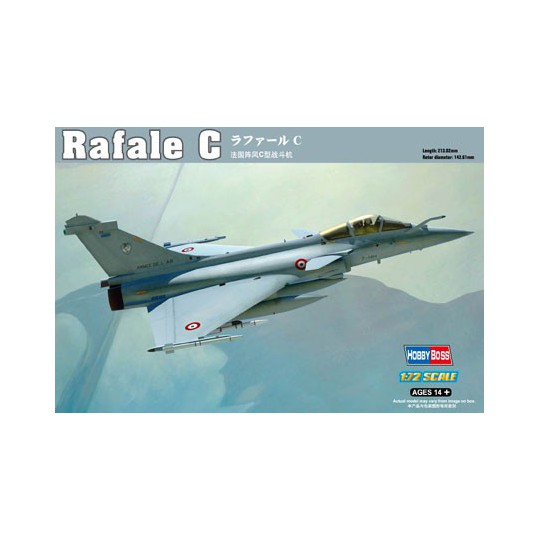 Maquette d'avion en plastique Rafale C 1/72