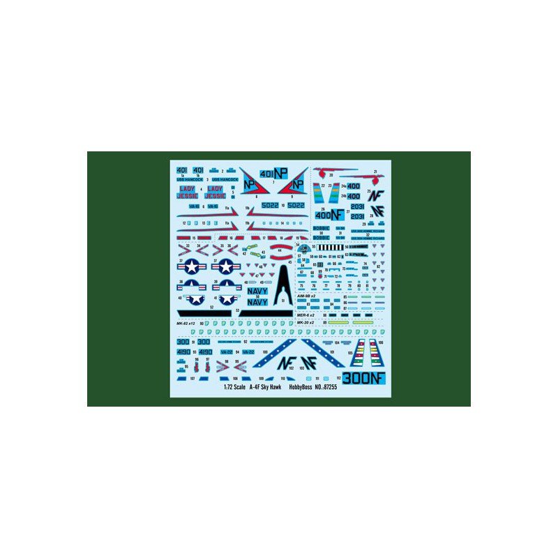 Maquette d'avion en plastique A-4F Sky Hawk 1/72