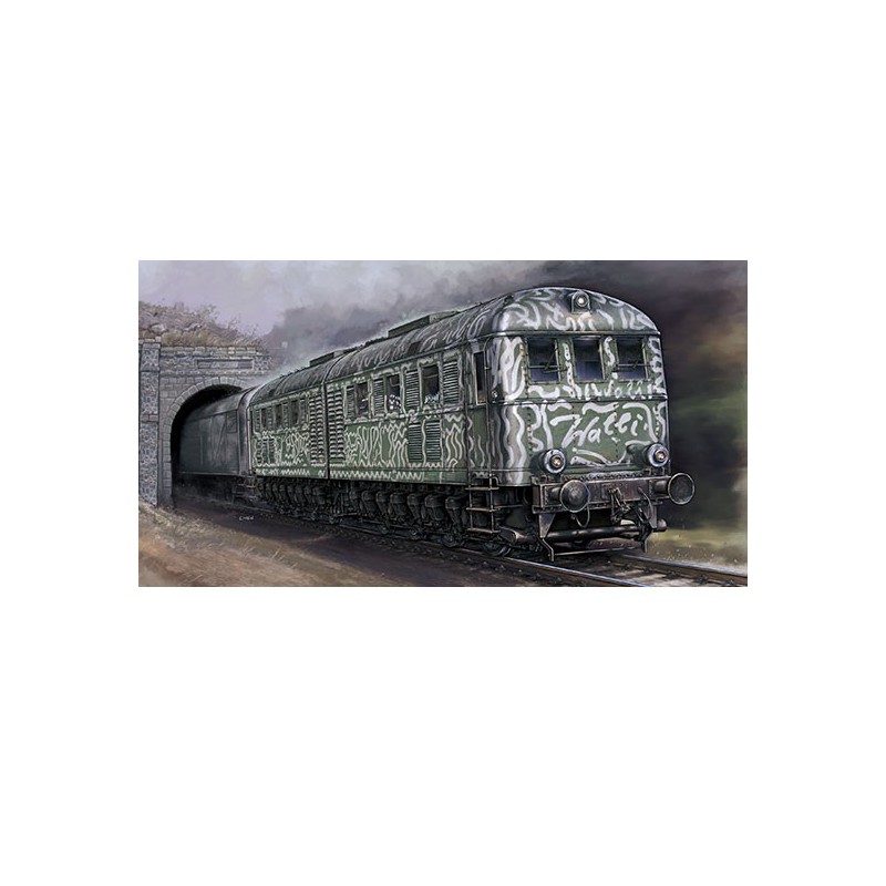 Maquette de train en plastique Wehrmachtslokomotive V188 1/35