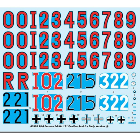 Maquette de Char en plastique German Panther G 1/16