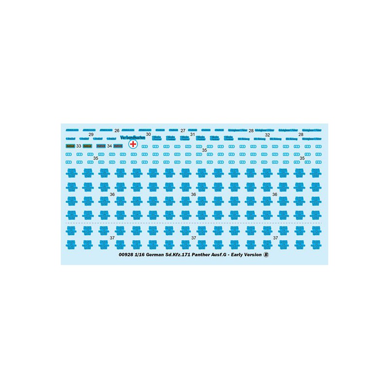 Maquette de Char en plastique German Panther G 1/16