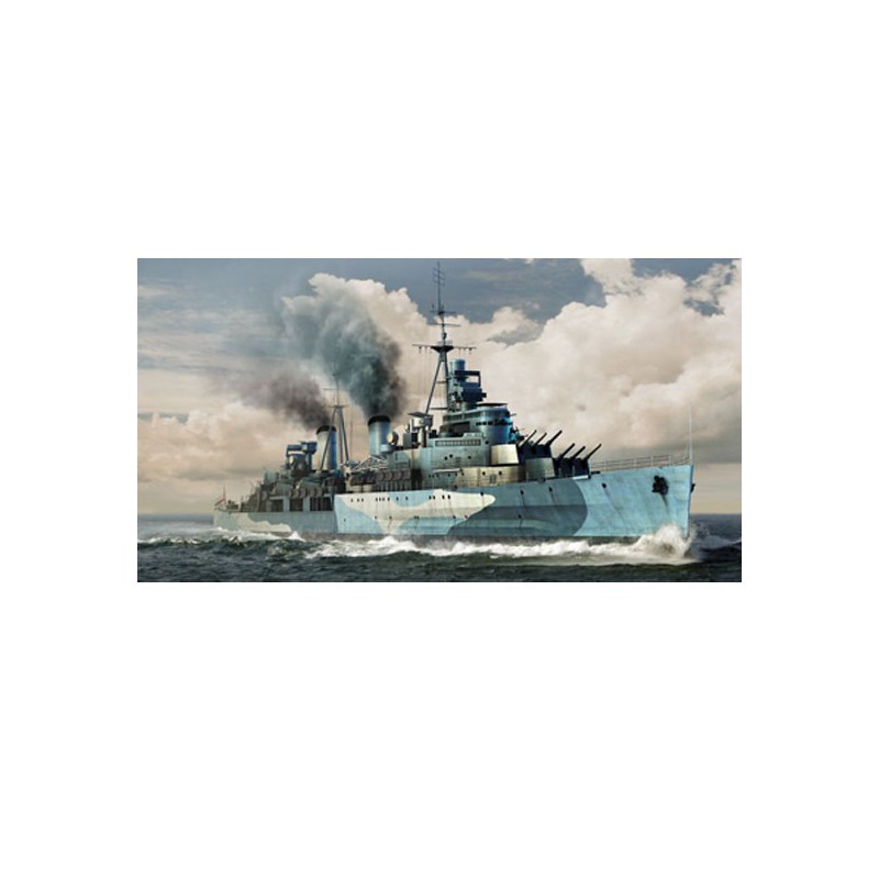 Maquette de Bateau en plastique HMS BELFAST 1942