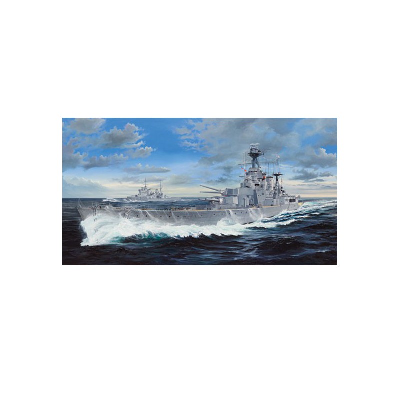 Maquette de Bateau en plastique HMS HOOD