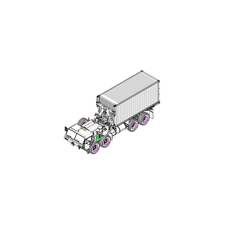 Maquette de camion en plastique M1120 Container Handing 1/35