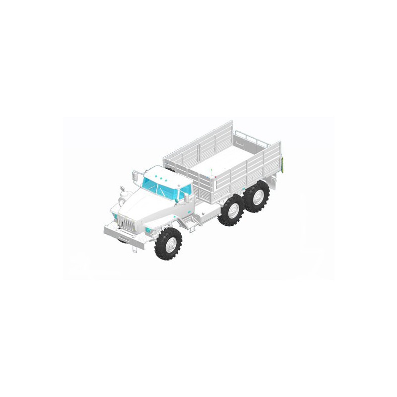 Maquette de camion en plastique Russian URAL-4320 1/35