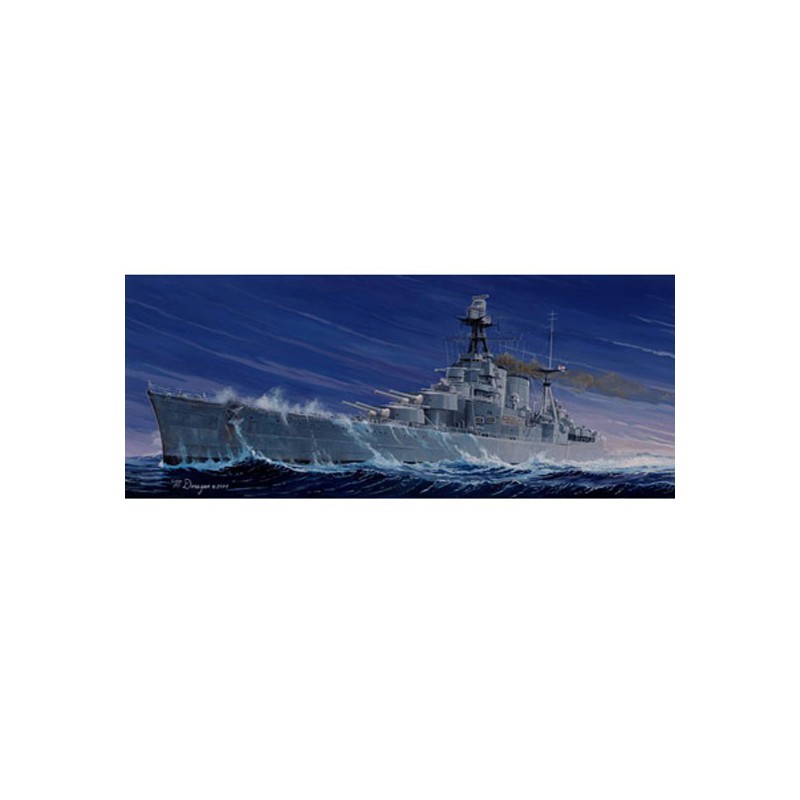 Maquette de Bateau en plastique HMS HOOD