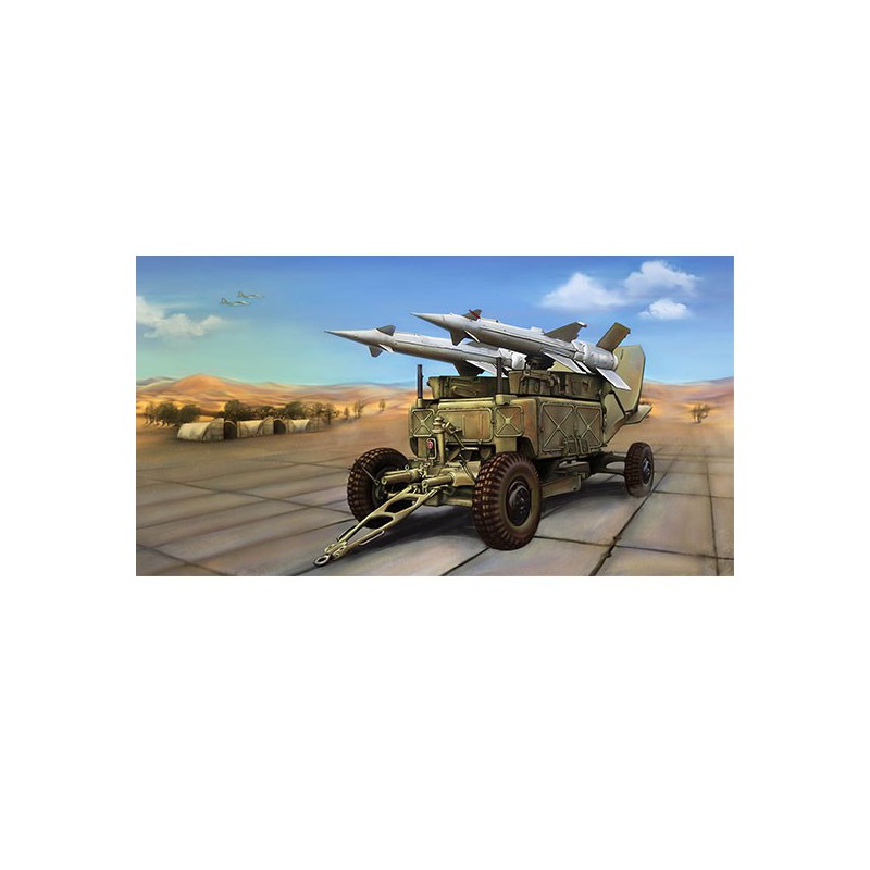 Maquette de Char en plastique Soviet 5P71 with 5V27 Missile 1/35